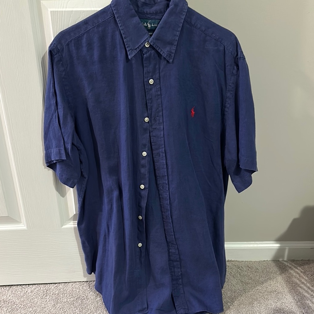 Polo by Ralph Lauren Men's Blue Shirt